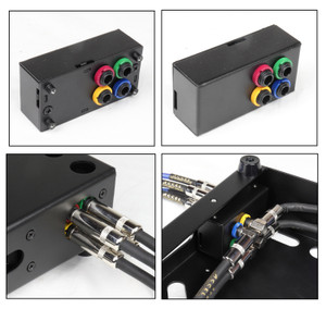 (Model 1) 4 Jack Pedal Board Patch Bay Slim Line Series (For FX22, XTA21 and XTA25 pedal boards) (Model 1) 4 Jack Pedal Board Patch Bay Slim Line Series (For FX22, XTA21 and XTA25 pedal boards)