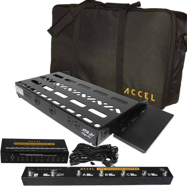 Accel XTA21 Stage Pro Pedal Board Bundle 3