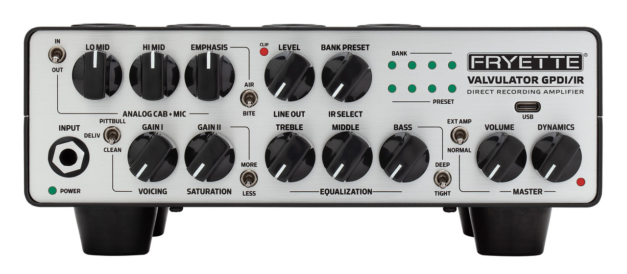 Fryette Valvulator GP/DI | Guitar Preamp | Guitar Direct Box
