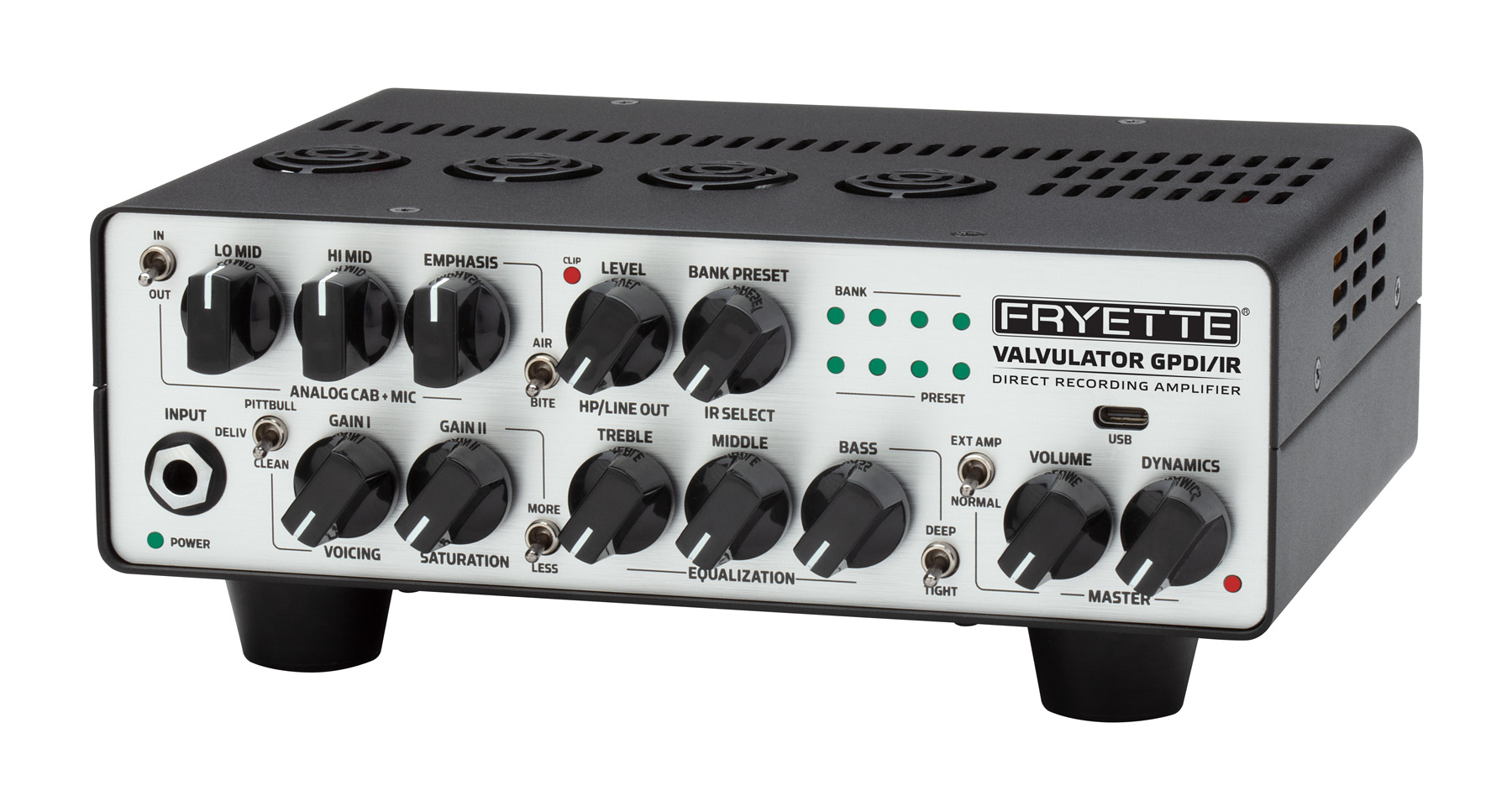 Fryette Valvulator GP/DI | Guitar Preamp | Guitar Direct Box  