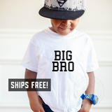 Custom Big Brother Toddler T-Shirt | 10 Colors Available 