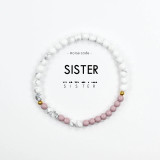 MINI Morse Code Bracelet -  Sister