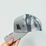 Grey Missouri Embroidered Men's Hat