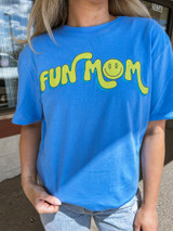 Fun Mom Periwinkle Tee