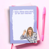 Never Ever T Swift Notepad