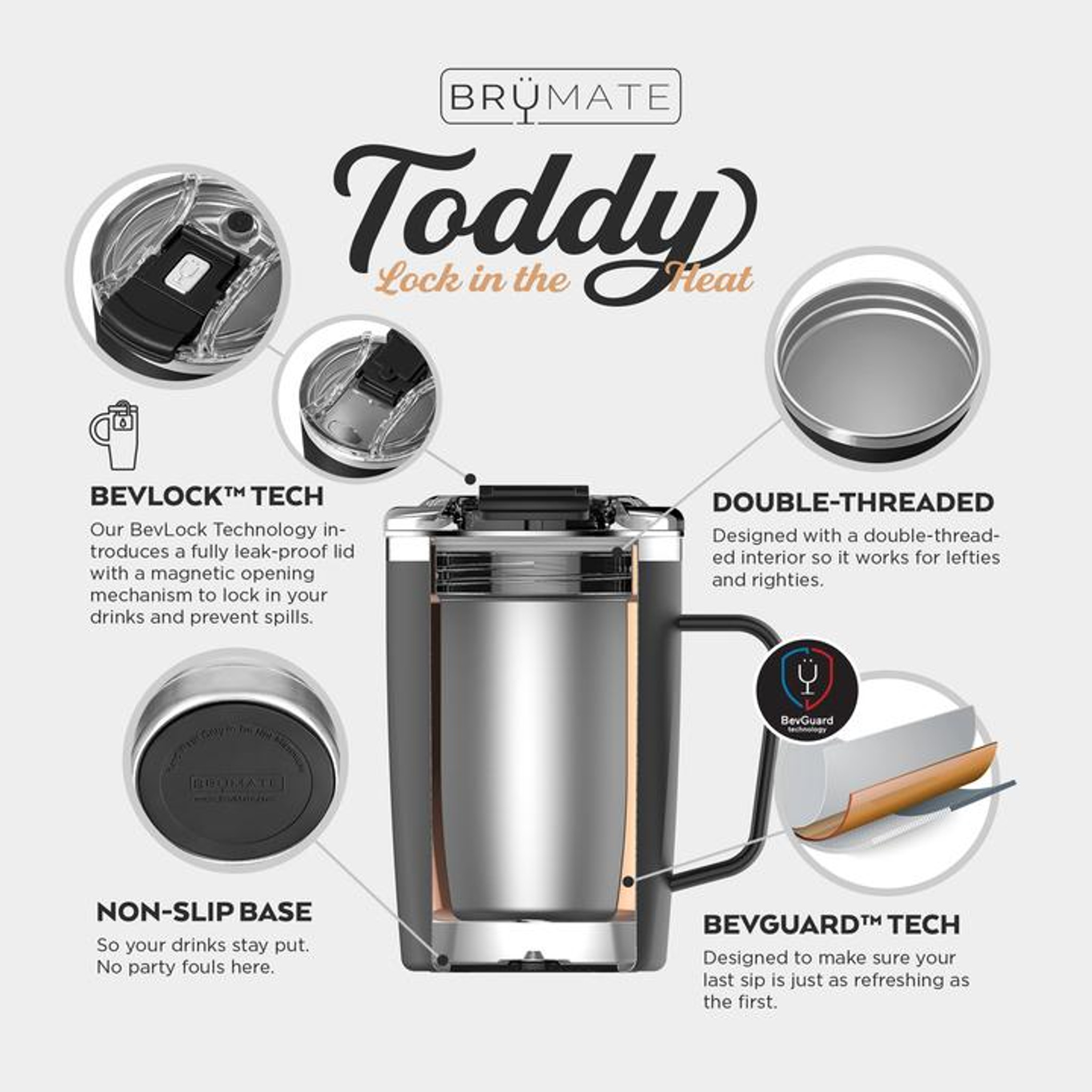 Brumate 16oz Toddy, Custom Engraved Mug, Personalized Brumate