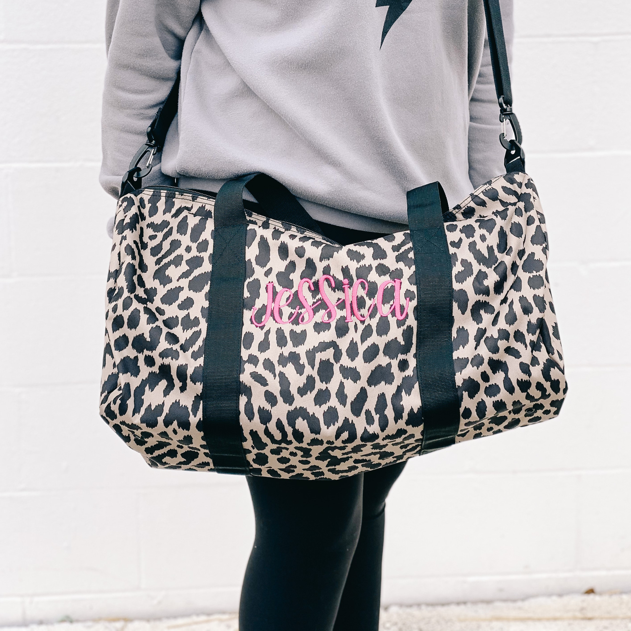  Duffle Bag - Tan Cheetah