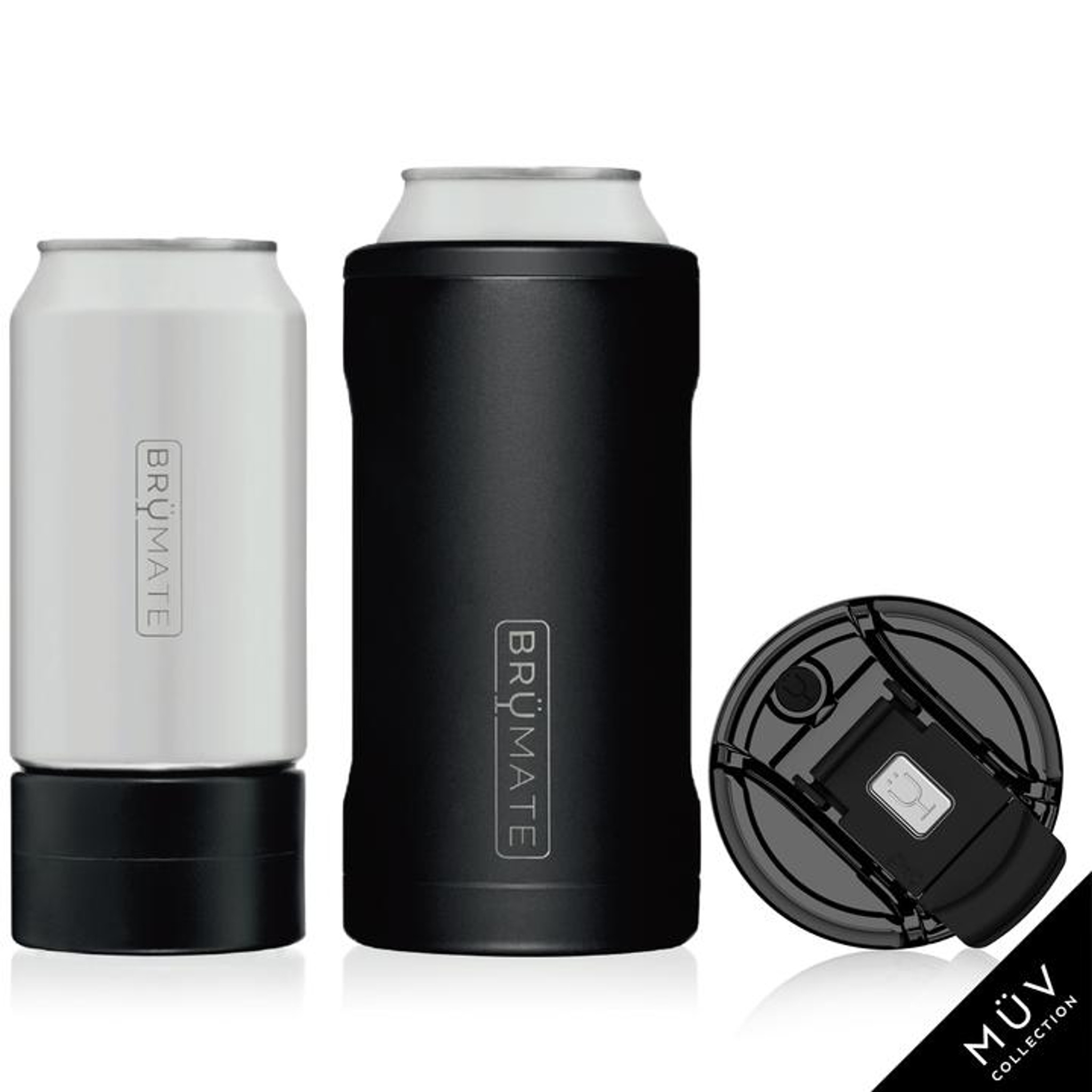 BruMate Hopsulator Trio 16 oz 3-in-1 Dark Aura BPA Free Vacuum Insulated  Tumbler 