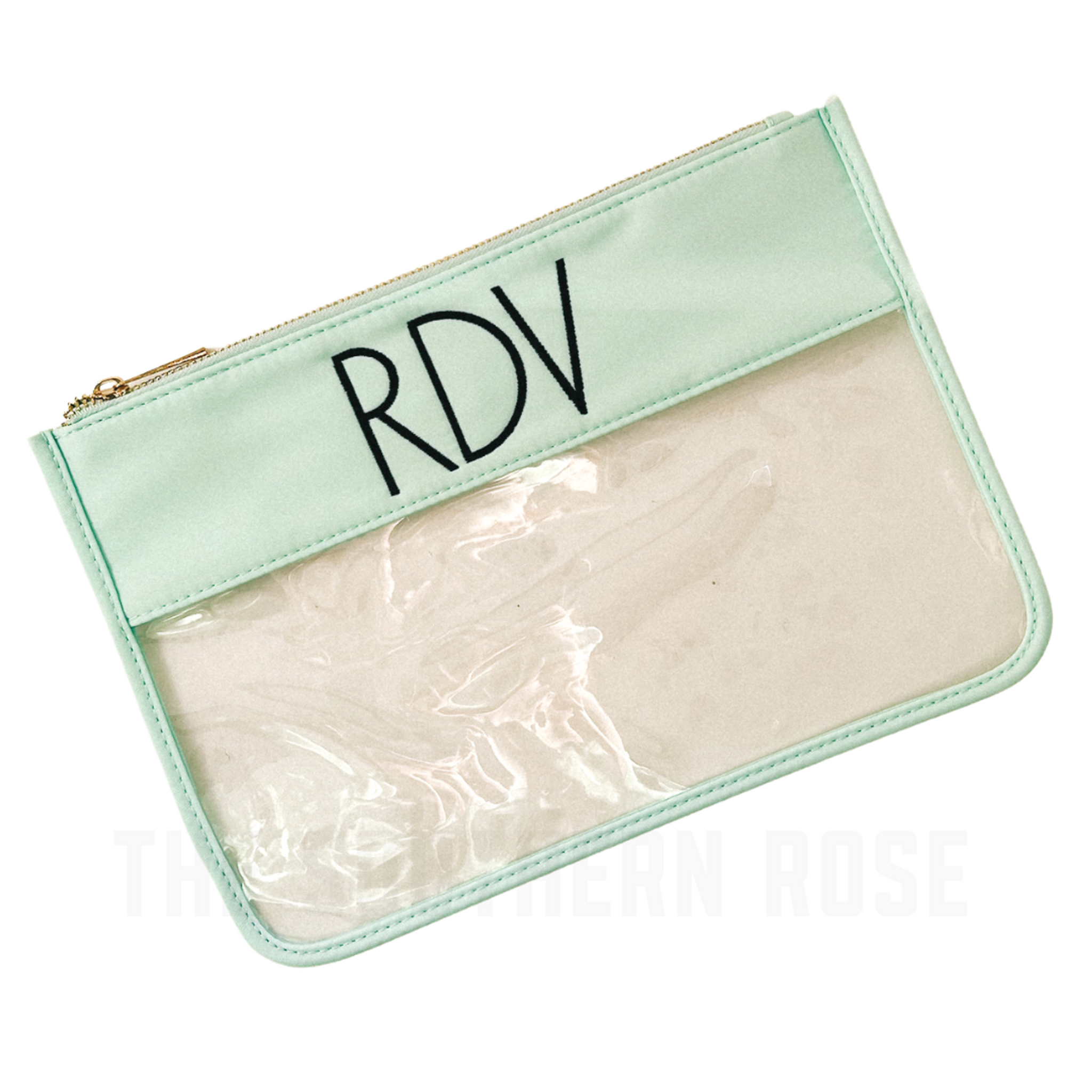 Mint Clear Flat Pouch