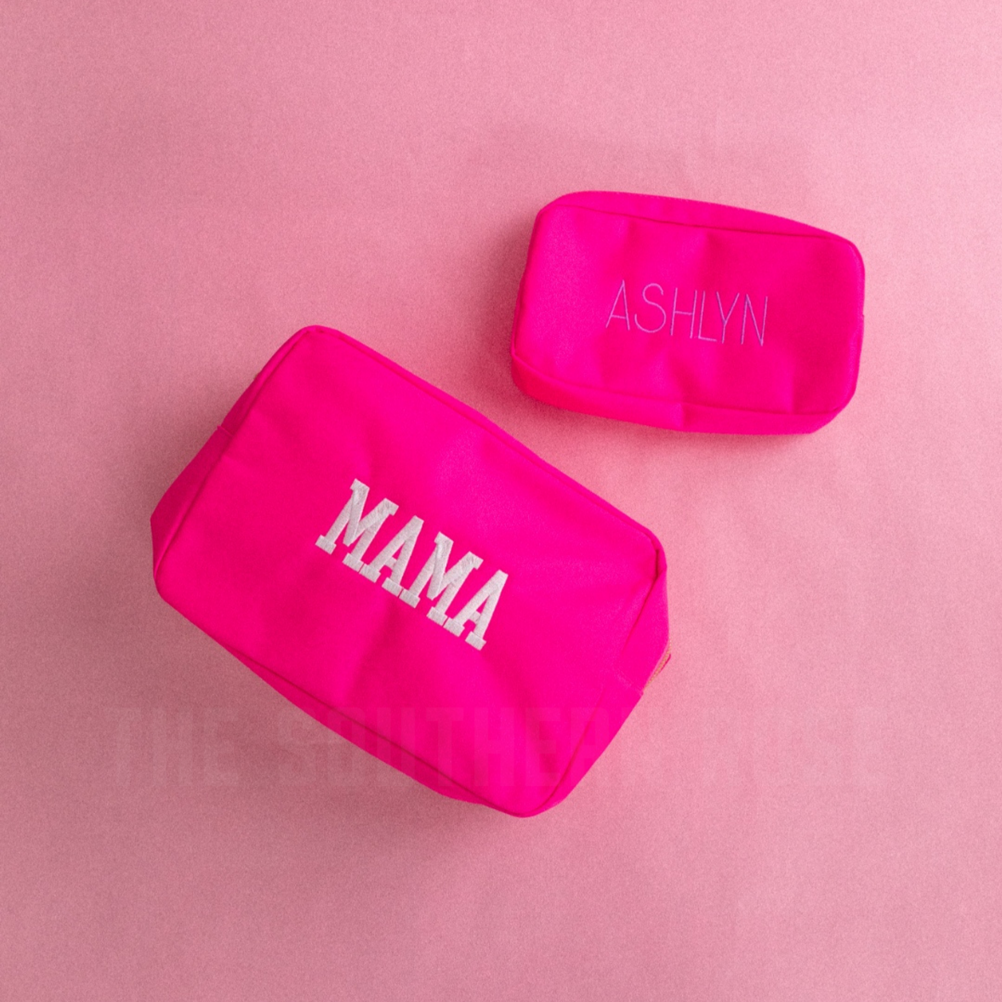 Neon Pink XL Nylon Pouch