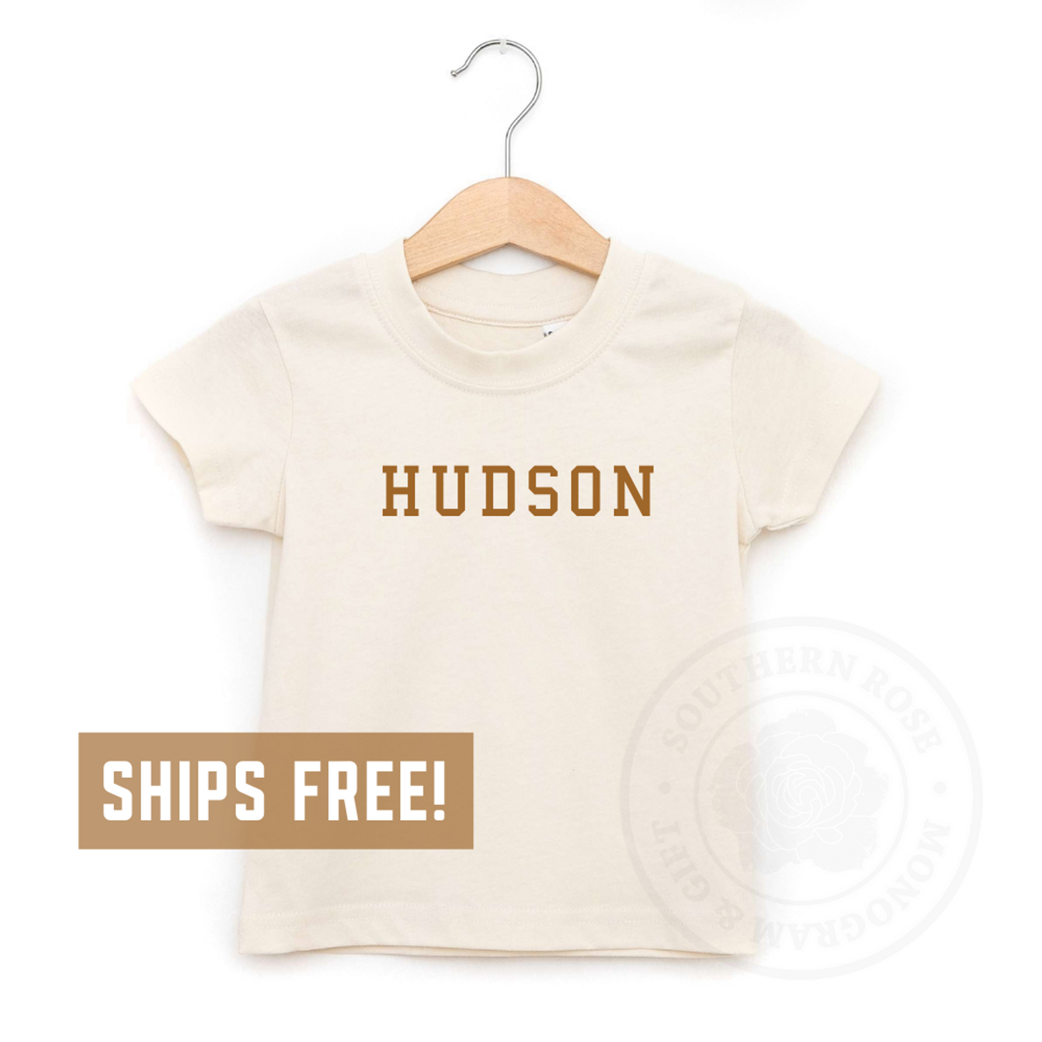 Custom Kids Name Tee | 10 Colors Available 