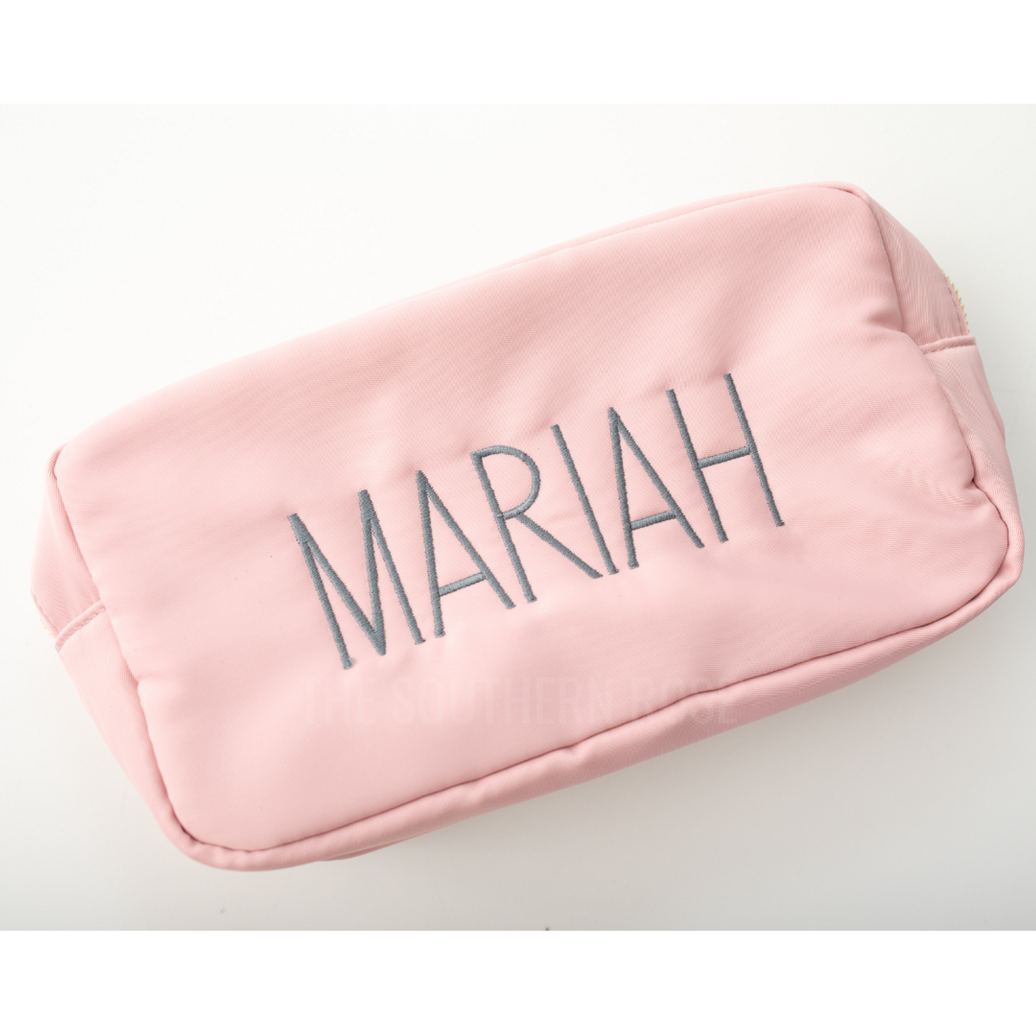 Blush Large Nylon Pouch