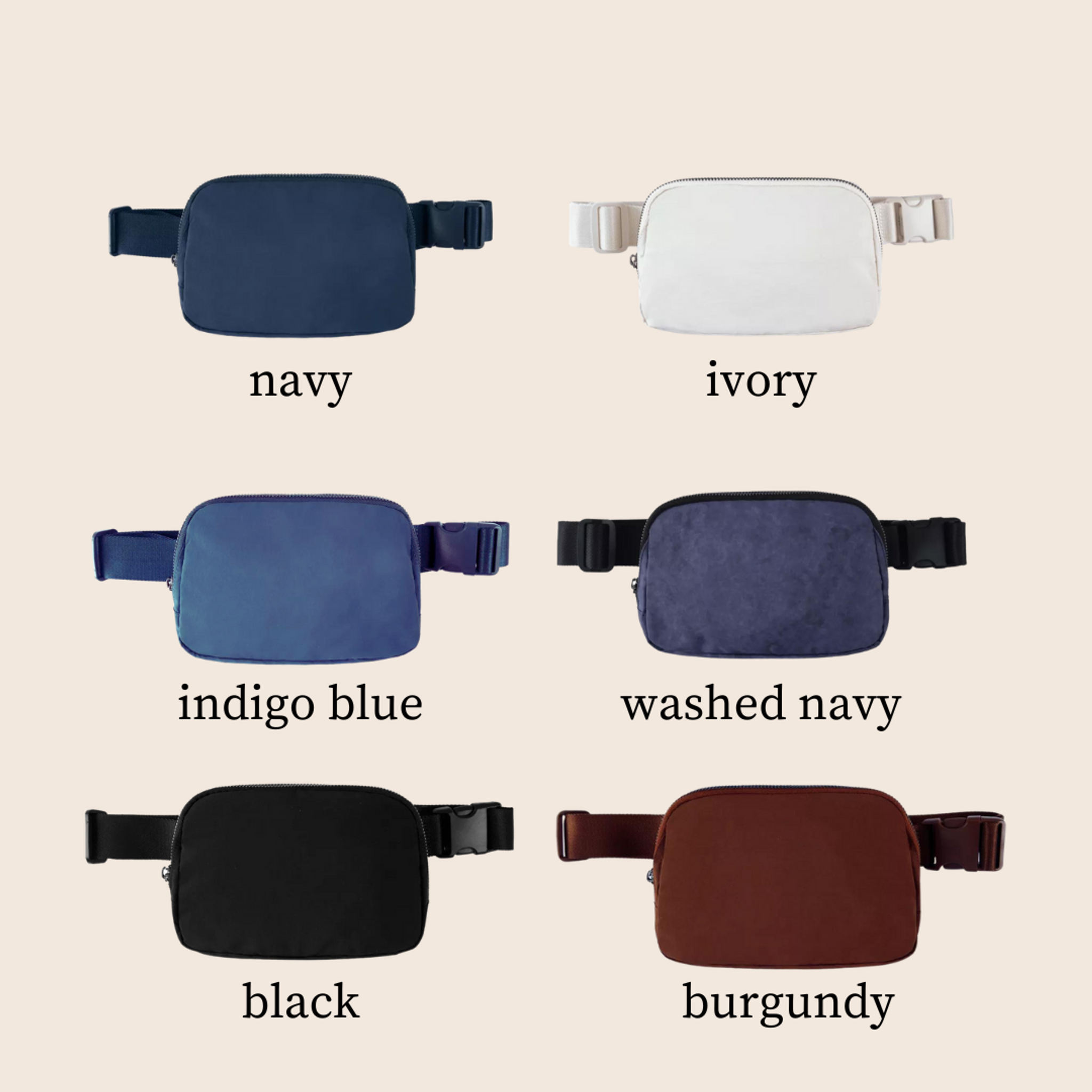 Utility Belt Bag - Multiple Colors