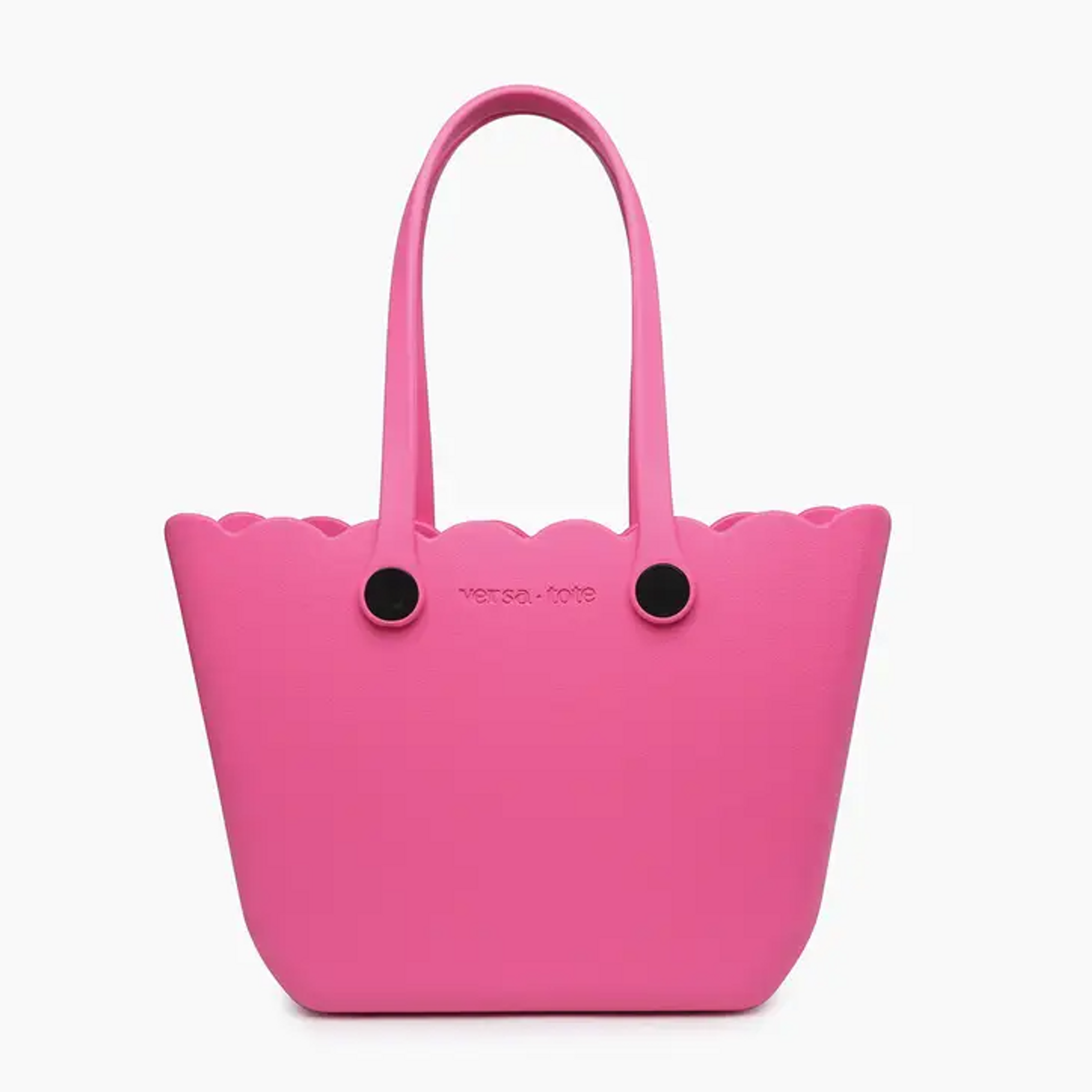 Hot Pink Scalloped Versa Tote