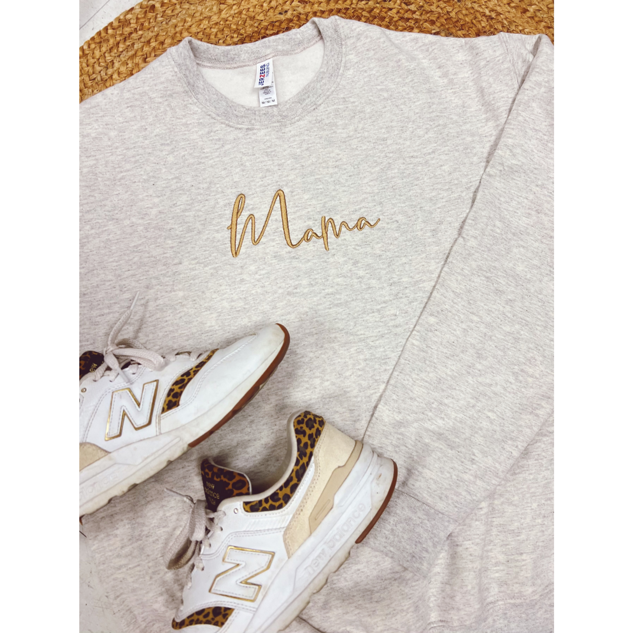 Custom Script Embroidery Sweatshirt