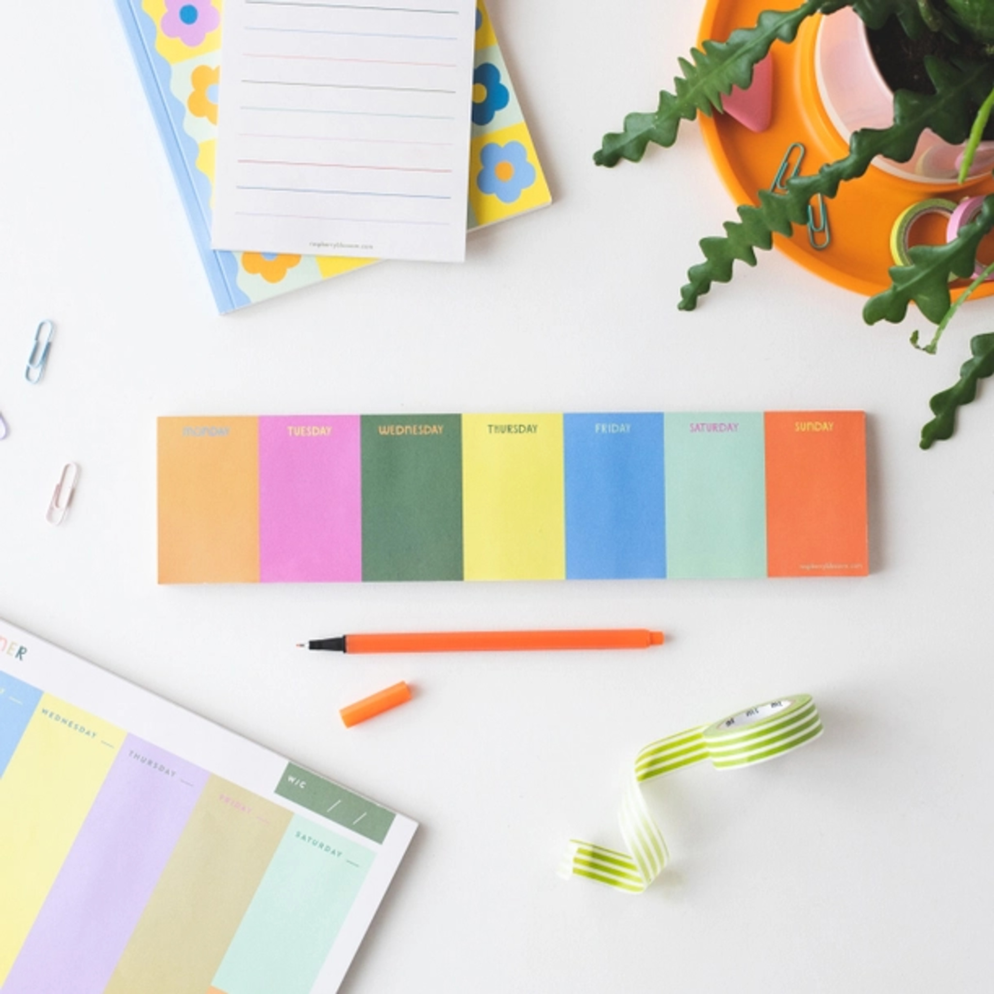 Rainbow Keyboard Jot Pad