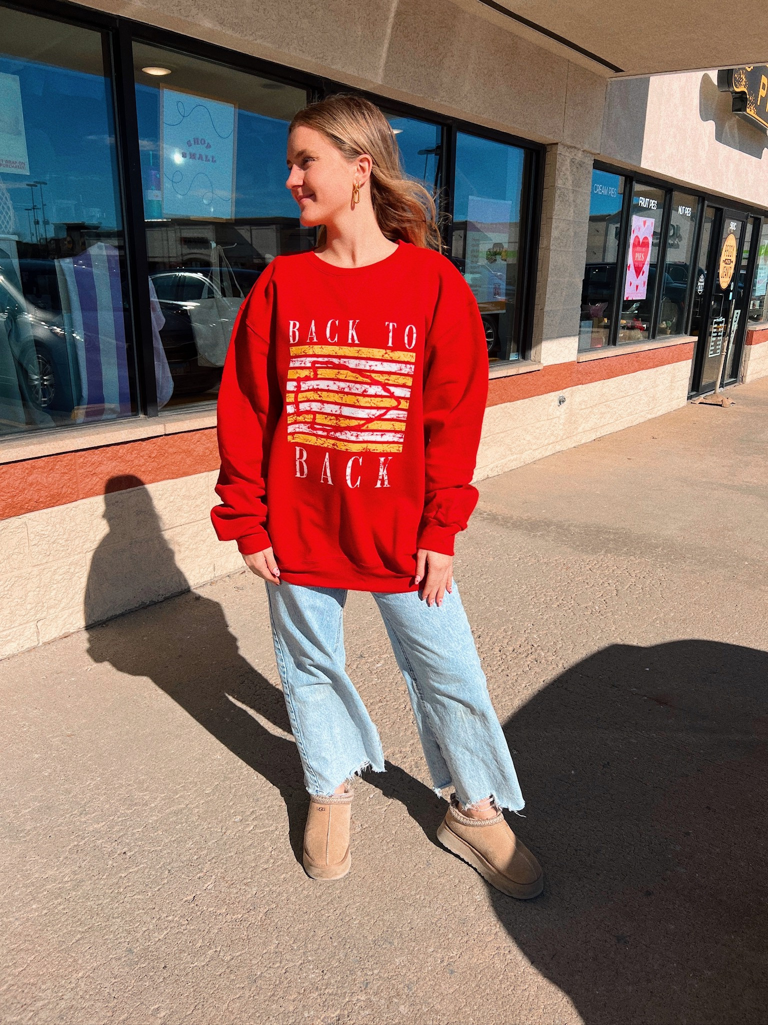 RTS | Back to Back Distressed Vintage Sweatshirt 