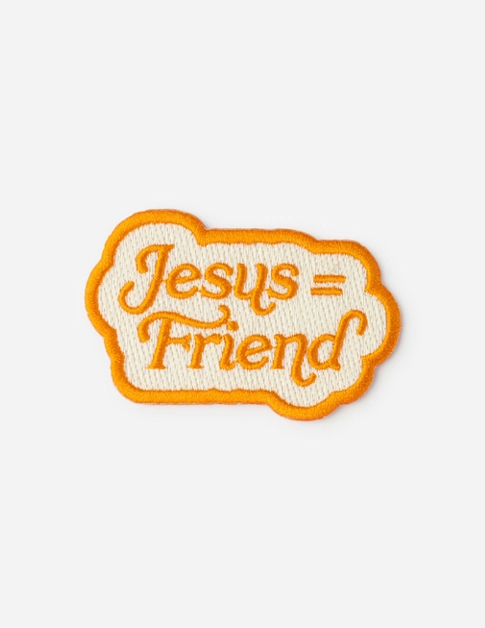 Jesus = Friend Iron On Patch