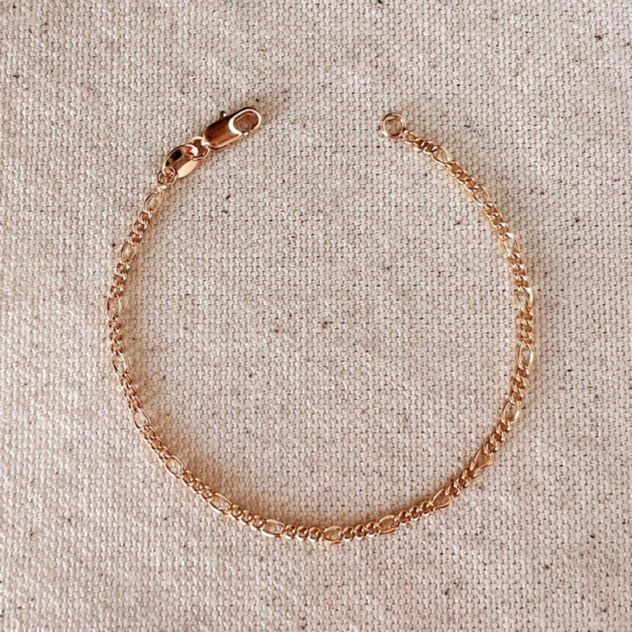 2MM Round Chain Bracelet