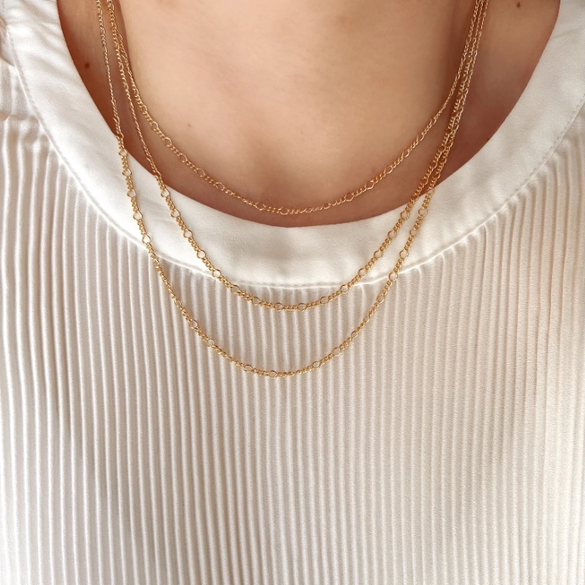 2MM Round Chain NECKLACE- 18 In