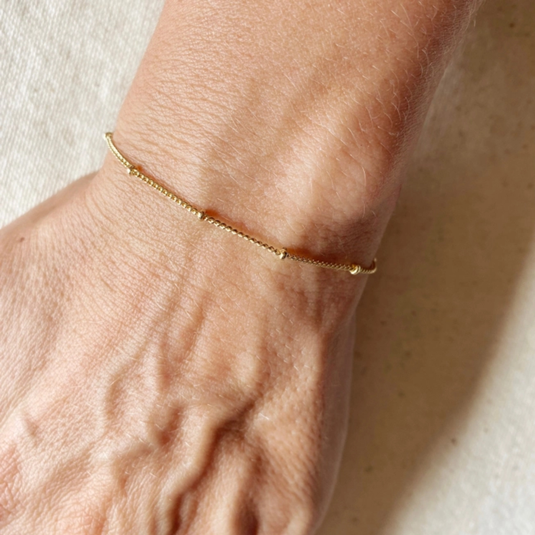 Gold Filled Satellite Bracelet