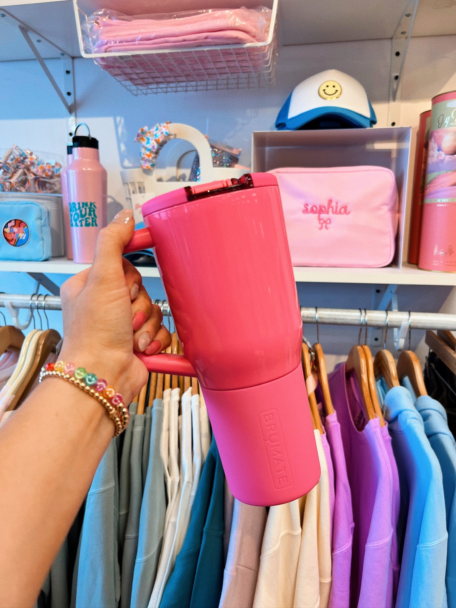 35OZ MUV Coffee Tumbler -  Neon Pink