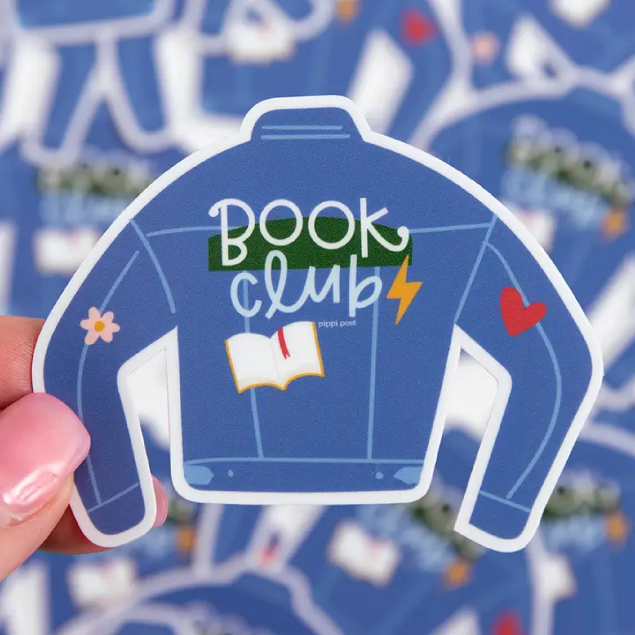 Book Club Jacket Sticker