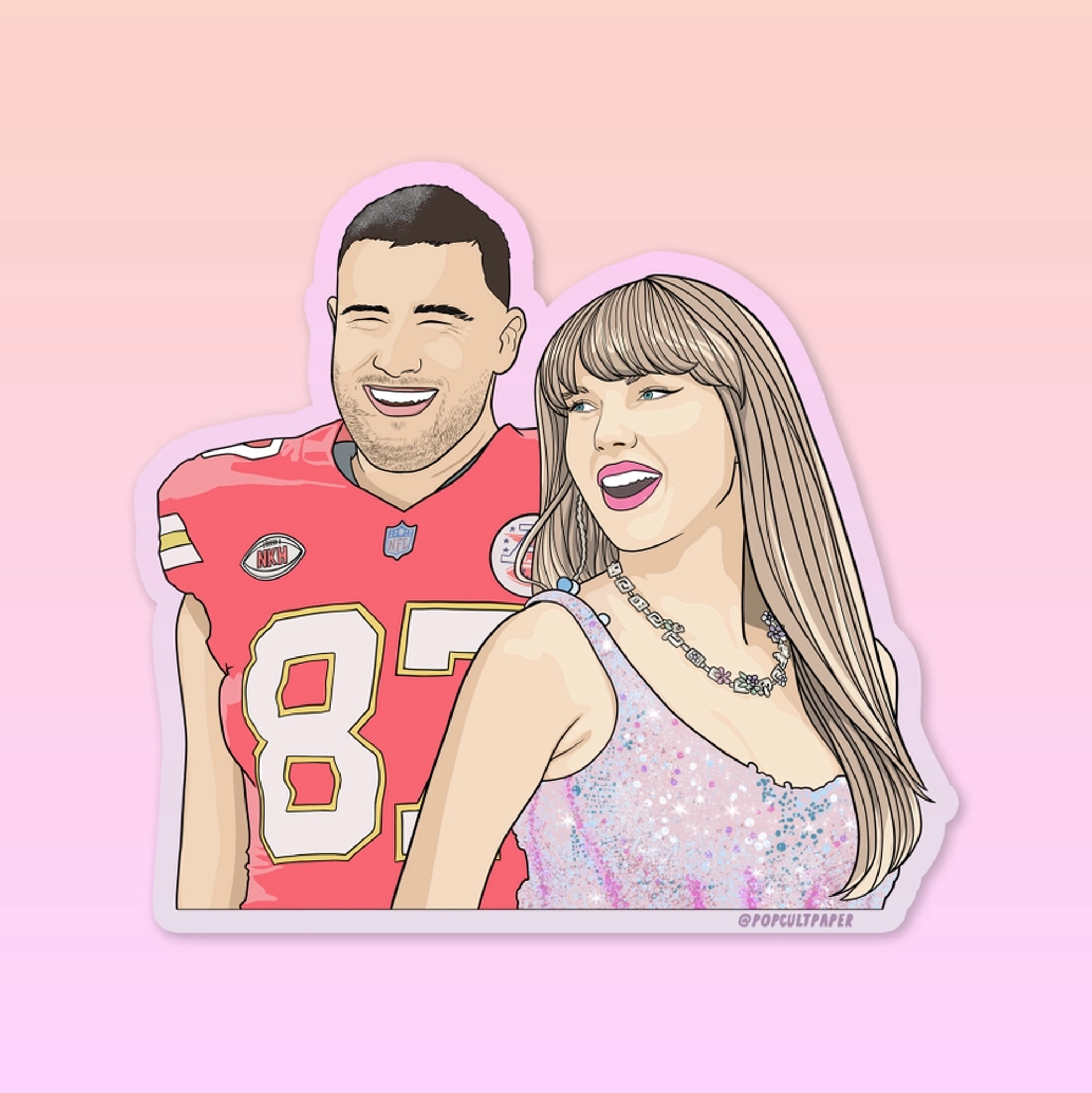 Taylor & Travis Vinyl Sticker