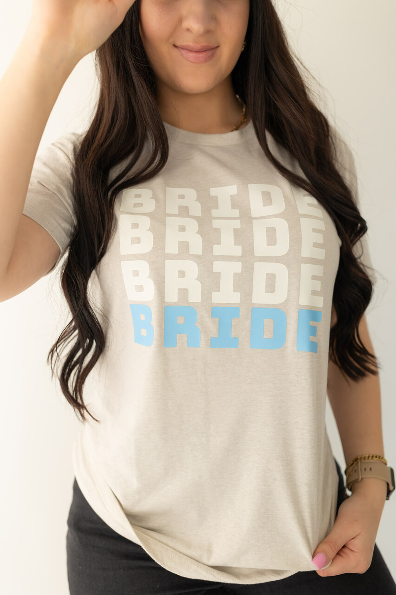 Bride Neutral Stacked Tee