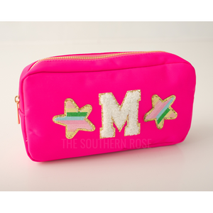 Neon Pink Medium Nylon Pouch