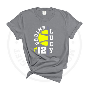 Our Ranch Life Designs Bonner Springs Braves Soccer T Shirt | Braves Baseball Shirts | Spirit Wear | Graphic Tee | Braves Softball Mom | Braves Shirts for Her