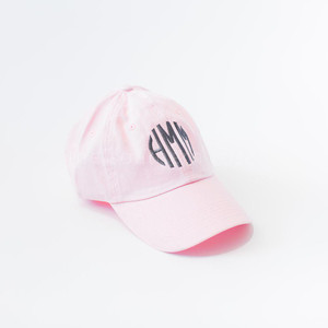 Light Pink Monogrammed Hat