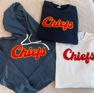 MADE TO ORDER Chiefs Patch Sweatshirt | Multiple Colors