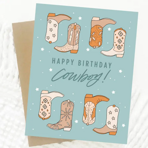 Happy Birthday Cowboy Greeting Card