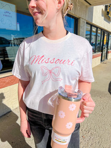 Missouri Bow Girly Tee