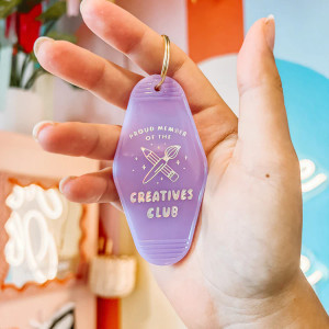 Creatives Club Motel Keychain