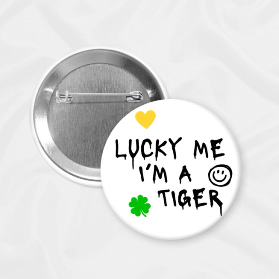 Gameday Tailgate Button - Lucky Tiger