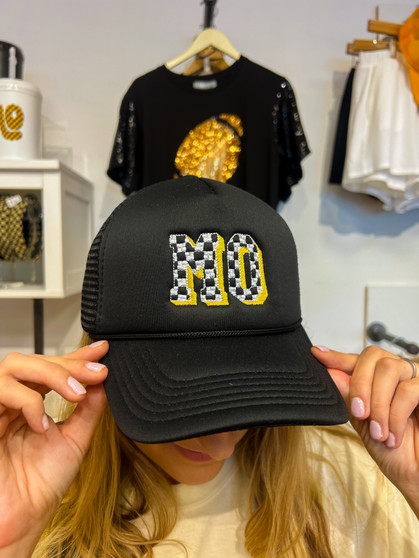 MO Checkered Embroidered Trucker Hat | TSR Exclusive