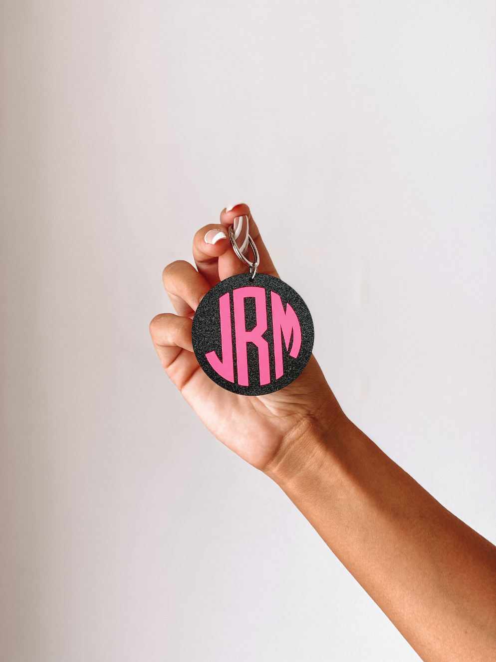 Monogrammed Acrylic Key Chain