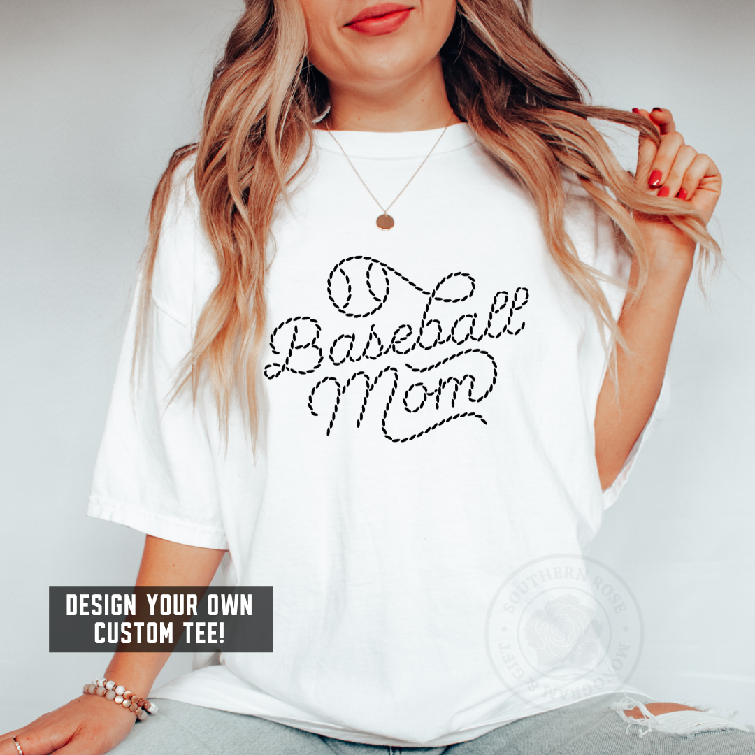 Custom Baseball Mom Shirts Custom Baseball Shirts Baseball 