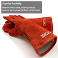 Fully Leather Kevlar-Seamed Welding Gloves