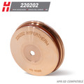 Hypertherm® HPR-XD® Shield Assembly: Stainless Steel, Aluminum, 45A (220202)