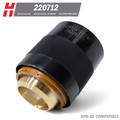Hypertherm® HPR-XD® Nozzle Retaining Cap: Stainless Steel, Aluminum, 400-600A, 400A Bevel (220712)
