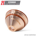 Hypertherm® HPR-XD® Shield Assembly: Stainless Steel, Aluminum, 800A Bevel (220886)