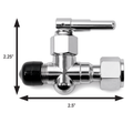 Universal Snap Valve - Oxygen