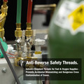 Universal Oxygen Snap Valve | One-Touch On/Off Oxygen Flow Control