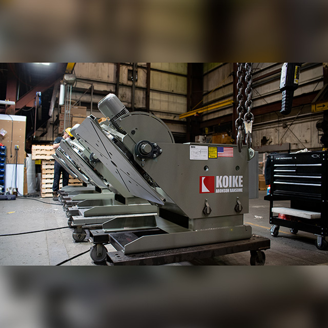 MD Series | Remote Controlled Gear Driven Tilt/Turn Welding Positioner Rated up to 5,000 lbs
