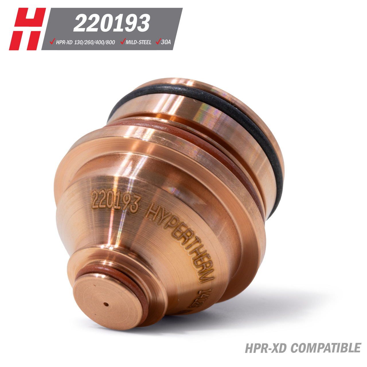 Hypertherm® HPR-XD® Nozzle: Mild Steel, 400A (220632) - Koike