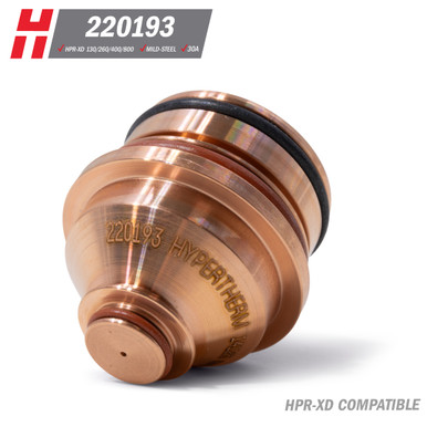 Hypertherm® HPR-XD® Nozzle: Mild Steel, 30A (220193) - Koike