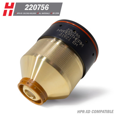 Hypertherm® HPR-XD® Nozzle Retaining Cap: Clockwise, 80-130A (220756)